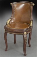 Fine Regence style mahogany ladies chair,