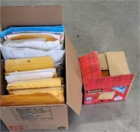 Box of shipping envelopes