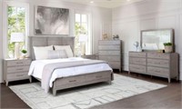 Queen Addyson Palmera 5 pc Storage Bedroom Suite