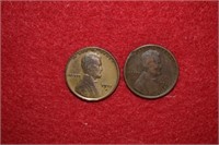 1915 D & S Lincoln Wheat Pennies