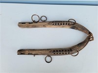 Wood & Cast Iron Horse Harness Pieces Set 2