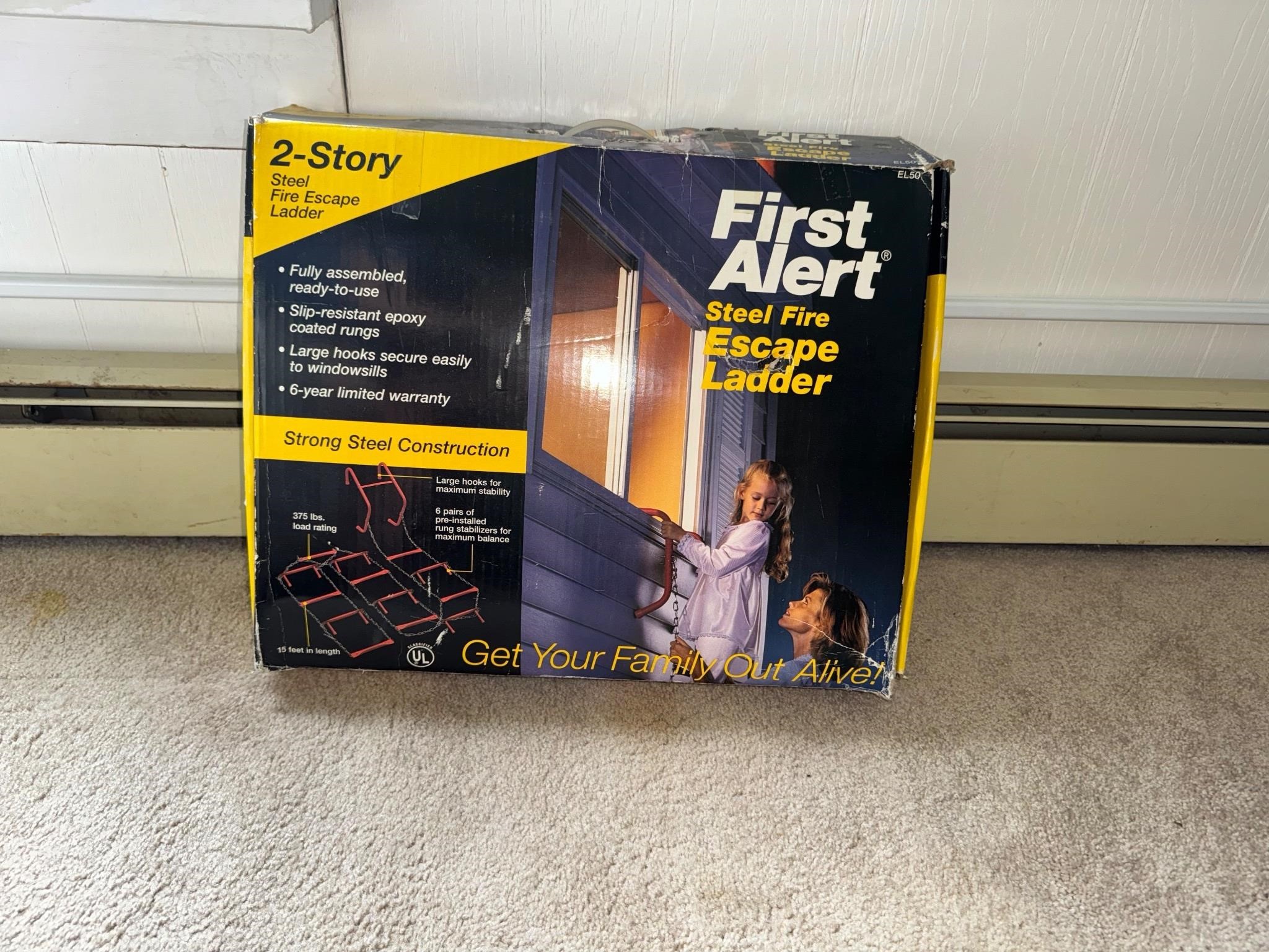 First alert steel fire escape