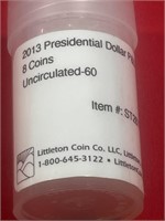 8 - 2013 President dollars P&D mint -
