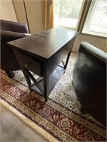 Wooden Side Table - 11" by 24" and 24" tall