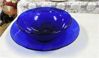 Pair Cobalt Blue Bowls
