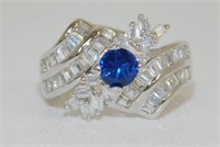 Blue Sapphire Ring - Size 6