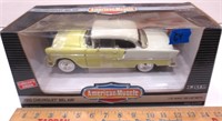 1955 Chevrolet Bel Air die cast car, 1/18 scale