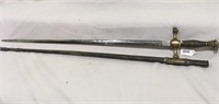 Early Militia Officer’s Style Sword and Scabbard,