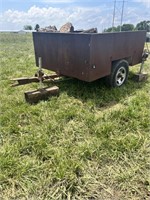 9'x5' metal single axel trailer