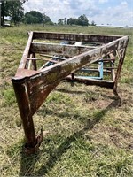 steel trailer frame w/contents