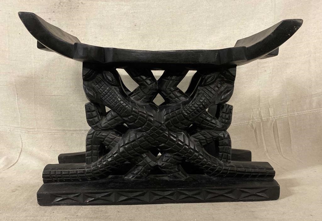 Carved Wooden African Ashanti Stool