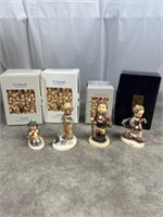 Hummel figurines, set of 4. With original boxes