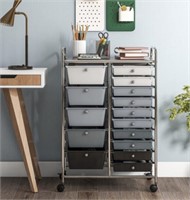 Retail$150 15Drawer Utility Rolling Organizer Cart