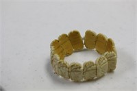 A Carved Bone Bracelet