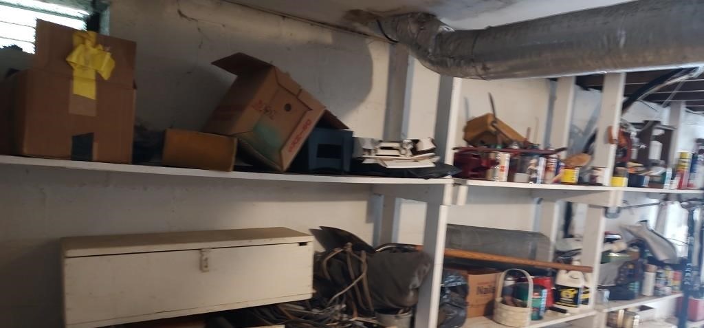 Contents of Basement Shelves - Read Details