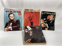 Johnny Cash Song Books (4)