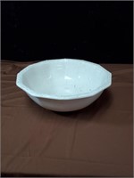 Off white McCoy bowl approx 13 inches diameter