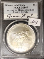 WOMEN IN MILITARY - PCGS GRADED MS69