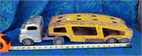 Structo truck & car carrier - 20.5" long