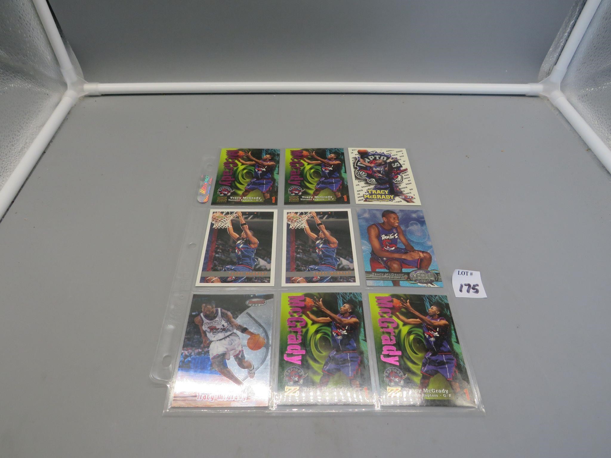9 Assorted Tracy McGrady Cards