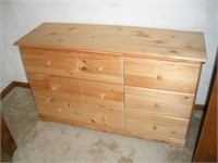 Unfinished Pine Dresser 48x16x29 inches