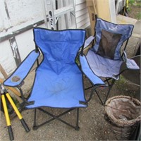 2 - FOLDING DECK CHAIRS