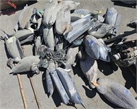 Large Lot of Duck Decoys