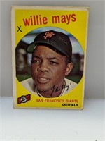 1959 Topps #50 Willie Mays Giants HOF mk