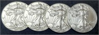 (4) 2018 Silver Eagles