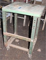 rolling steel utility table