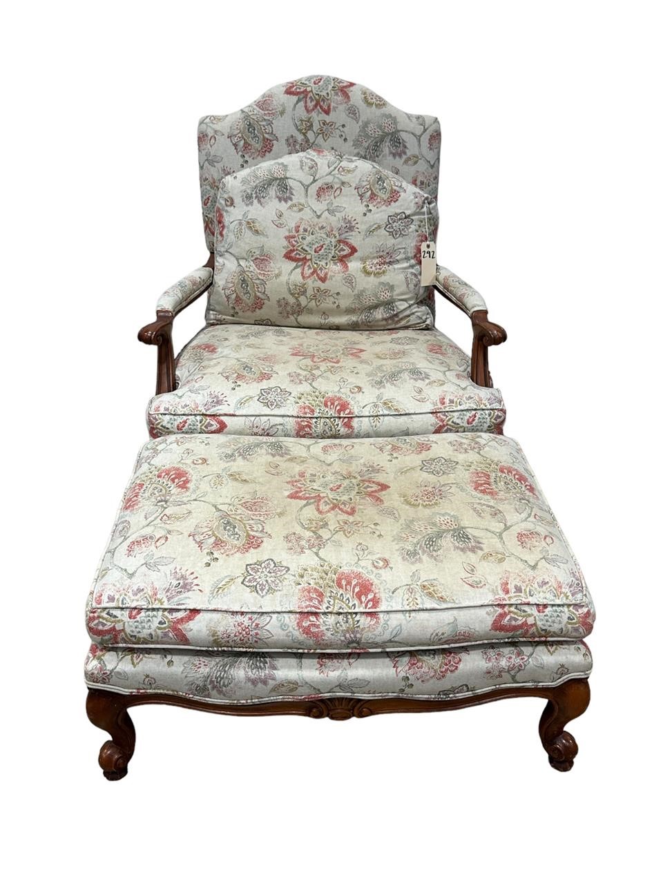 Highland House Chair & Ottoman