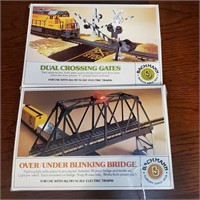 Bachmann HO Scale Bridge And Dual Crossing Gates