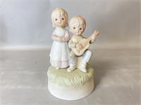 Lefton Porcelain Figurine Music Box