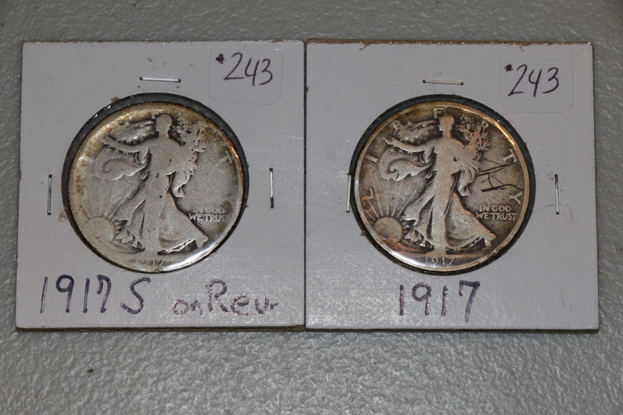 1917 and 1917-S Walking Liberty