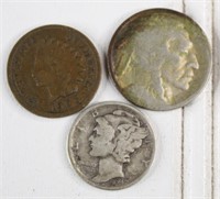 3 pc Older Coin Lot