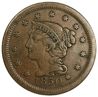 1850 United States Large Cent - XF
