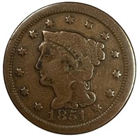 1851 United States Large Cent - G
