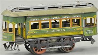 IVES NO. 809 ELECTRIC SUBURBAN TROLLEY