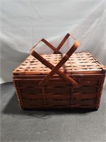 Vintage Basket with Handles Japan