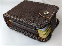 LEATHER CARD HOLDER