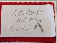 Scrap White Gold <.1 ozs.
