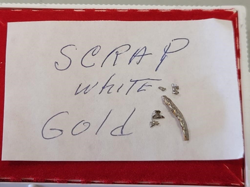 Scrap White Gold <.1 ozs.