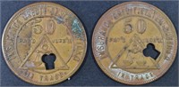 (2) BOLEN COAL CO TOKEN DAYTON OH