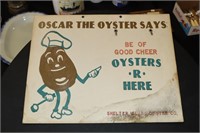 Oscar The Oyster Says Be of Good Cheer Oysters R