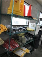 Eagle Wire rack w/ Janitorial Tools