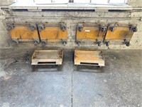 (6) steel wheel dollies