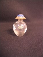 3 1/2" perfume bottle with original sticker marked