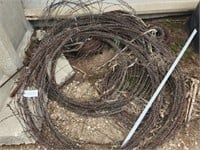 Several Rolls of Used Barbed Wire