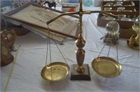 15" Brass Justice Scale