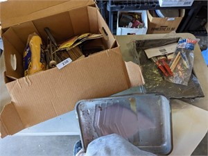 Paint Trays, Brushes, Rollers, Sand Paper
